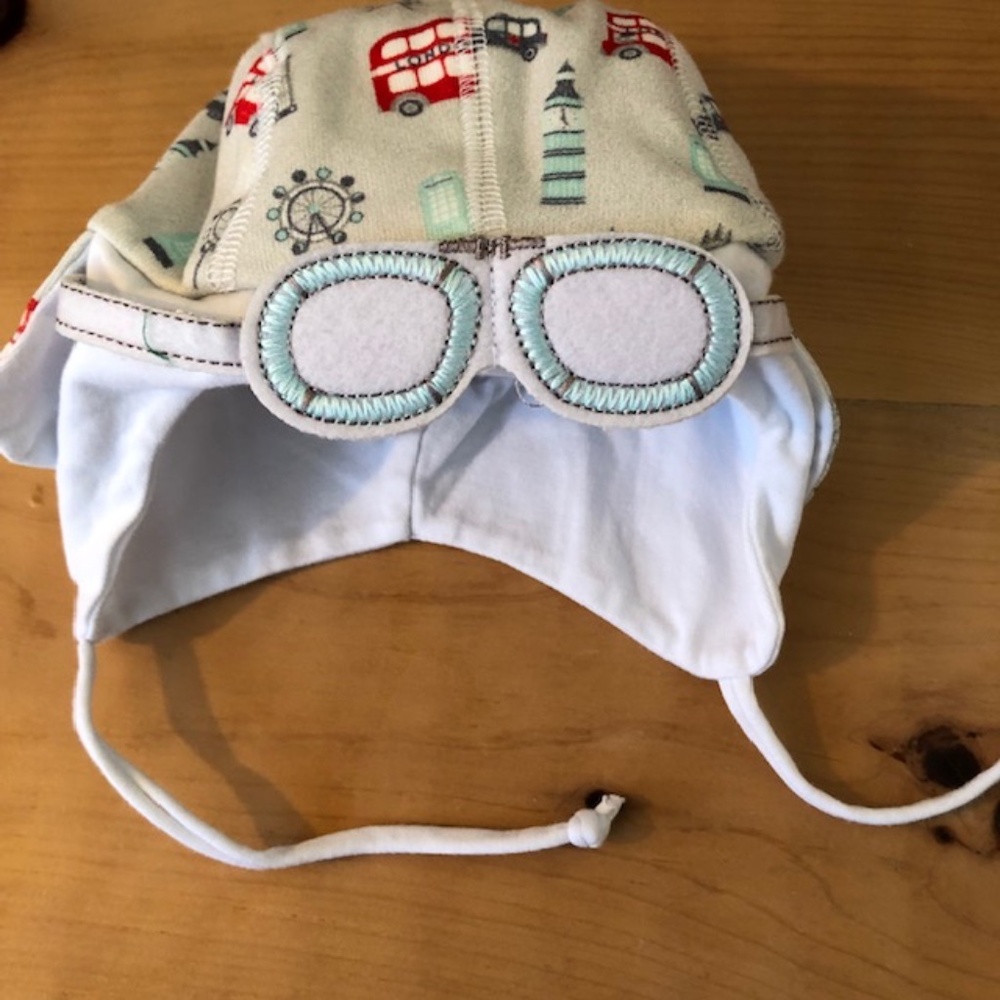 NWT My Little Duckling London Pilot Hat 3-6M | Aviator Goggles